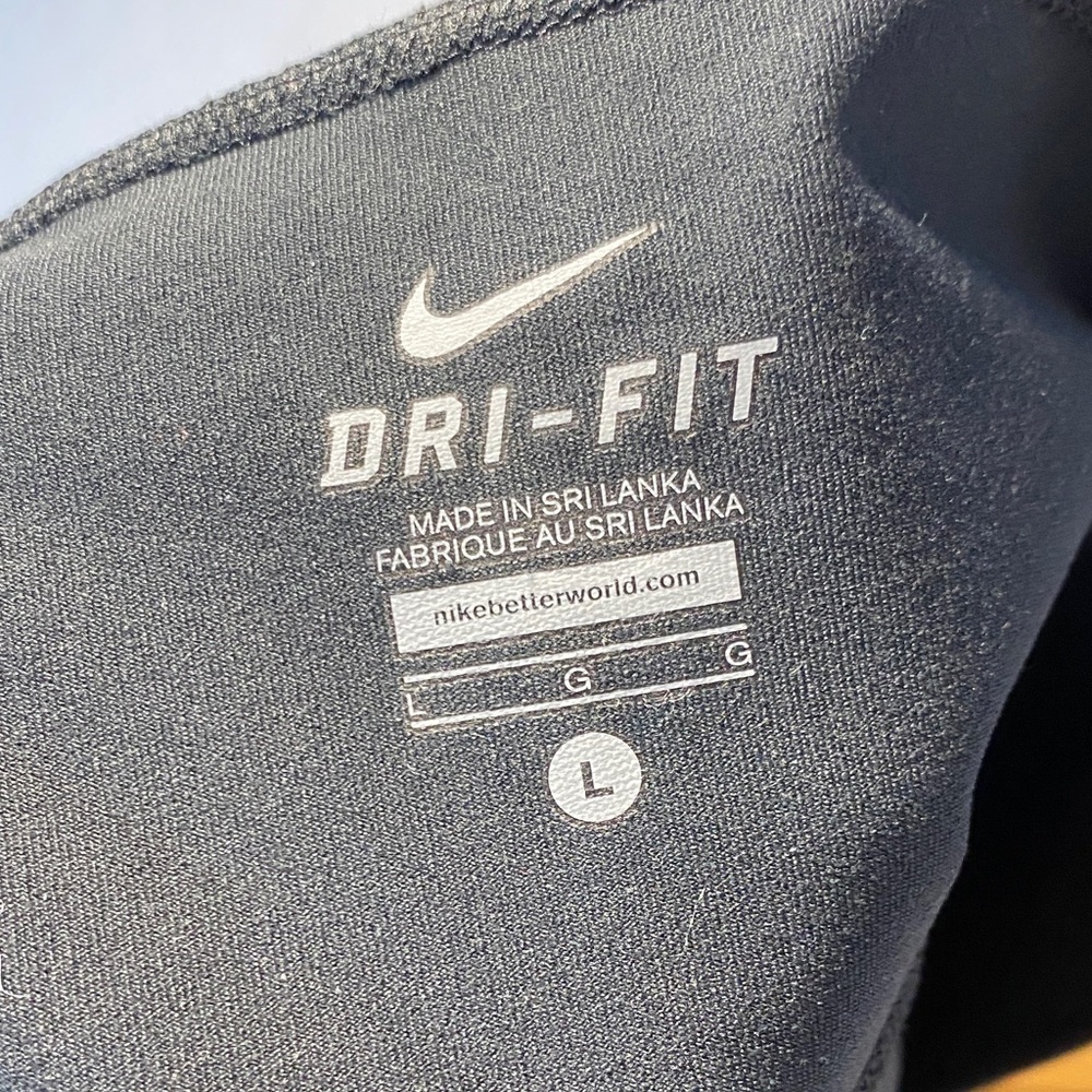 Nike Women's Black Wide leggings, Size Large EUC - Picture 6 of 11